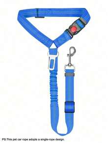 1pc Pet Car Seat Belt Retractable Leash, Heavy Duty Dog Harness Seatbelt - Ideal Pet Family Essential - Black - View 31