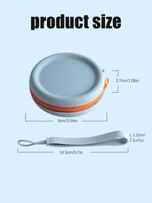 Joivida 1 Chiếc túi đựng đồ tròn độc đáo, vừa là ví đựng tiền xu vừa là móc khóa. Được làm từ silicon, mang phong cách tối giản hiện đại, cực kỳ nhẹ và dễ mang theo. - Nhiều màu - Xem 4