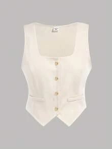 Girlism Tween Girl Casual Daily Commute Elegant Khaki Top & Relaxed Wide Leg Loose Pants 2 Pieces Set, Casual Daily 2 Pieces Set, Girls Outfit Sets, Mommy And Me Clothes, School Clothes, Suitable For Valentine's Day, Date, Party - Apricot - View 6