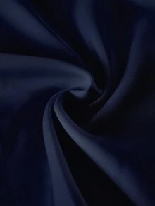 SHEIN Casual Minimalist Crew Neck Raglan Sleeve Navy Blue & Sapphire Blue Fitted Girl Long Sleeve T-Shirt, Spring/Autumn Long Sleeve Top Cute Top Tops Cute Cute Tops Teen Girl Teen Girl Clothes Top