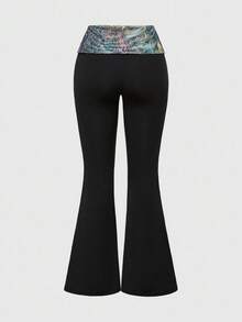 ROMWE Hippie 复古嬉皮西部音乐节木珠流苏下摆佩斯利印花波西米亚风女装套装 - 彩色 - 查看 4