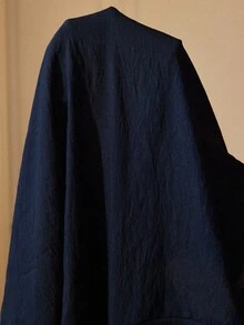 Écloséra 法式复古亚麻混纺纹理衣领和袖口撞色花卉装饰女士长袖衬衫，春秋季