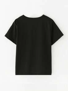 Tween-Jungen Halloween Lässiger Stylischer Totenkopf Hut Grafik & Spiel Muster Kurzarm T-Shirt, Feiertags-Themen Pullover