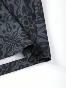 Surfspeed Men's Beach Vacation Casual Printed Drawstring Pocket Beach Shorts