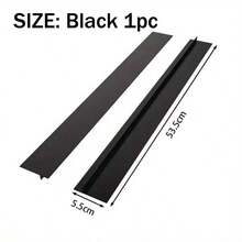 Set de 1 o 2 tiras de silicona, tira para encimera, tira resistente al aceite y a las manchas para cocina, tira de sellado de silicona, set de esterillas para encimera de gas, esterilla de encimera de gas de silicona orgánica resistente a altas temperaturas, tira blanda sellante para espacio entre encimera y estufa a gas, resistente al aceite y la suciedad, tapa flexible para llenar el espacio entre estufa y encimera