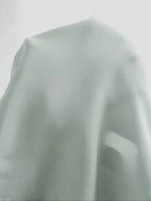 Manfinity Homme 男士休闲纯色短袖衬衫，夏季漂亮男士衬衫男士夏季衬衫男士衬衫男士衬衫 - 綠色 - 查看 6