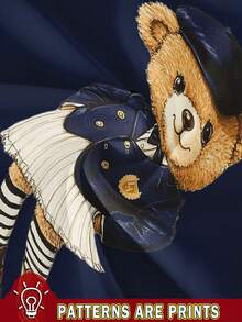 Briarwyn 女士修身休闲圆领短袖 T 恤，适合夏季 - 藏蓝色 - 查看 3