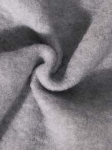 SHEIN 少女外套，纯色时尚蝴蝶结卫衣夹克，舒适加厚保暖内衬卫衣面料，袖口蝴蝶结装饰，青春活力风格，适合返校季或秋冬季日常户外穿着。