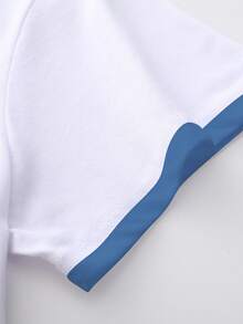 Resyla 女士风景印花圆领短袖T恤 - 白色 - 查看 4