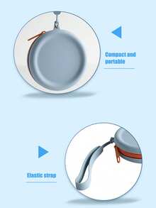 Joivida 1 Chiếc túi đựng đồ tròn độc đáo, vừa là ví đựng tiền xu vừa là móc khóa. Được làm từ silicon, mang phong cách tối giản hiện đại, cực kỳ nhẹ và dễ mang theo. - Nhiều màu - Xem 7