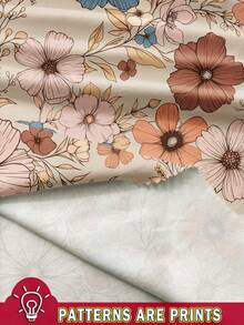 EMERY ROSE Camiseta de tirantes anchos acuchillada y holgada, apta para primavera y verano, tallas grandes - Albaricoque - Ver 3