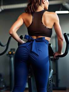 Innovista Quần legging thể thao mềm mại như bơ, cạp cao, cổ chữ V, nâng mông, thích hợp mặc hàng ngày, tập yoga, HIIT, từ văn phòng đến phòng tập, co giãn cao, quần áo thể thao mùa thu, thoải mái khi vận động, có lưới thoáng khí, thiết kế khoét lỗ, chống lộ nội y, tôn dáng, thích hợp cho cardio, tập thể dục ngoài trời, chống tia UV, chống mồ hôi, tốt cho sức khỏe, TT mùa thu, phong cách ballet mùa thu, thời trang nữ tiện dụng, thanh lịch, trang phục thể thao mùa thu đông, thiết kế sọc. - Màu xanh lam - Xem 7