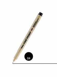 1/12支装尖头颜料笔微米墨水马克笔适用于漫画绘图素描针笔勾线笔素描文具套装美术用品 - 黑色 - 查看 17