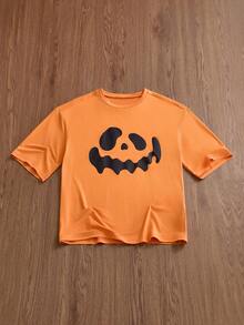 Manfinity VCAY Halloween T-Shirt 2-Pack Men's Loose Crew Neck Short Sleeve Knitted T-Shirt - Multicolor - View 9