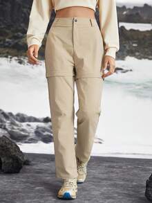 In My Nature 女士户外可拆卸长裤，适合露营、徒步旅行和城市通勤