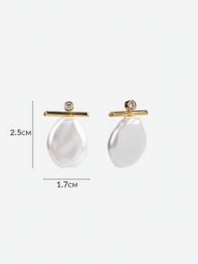 Opalesca Women's Fashionable Versatile Earrings, Suitable For Daily Wear,Holiday,Vacation,Party,Wedding,ElEGANT,PREMIUM,Basics,PEARL,Metallic/Texture,For Mom/Women/Girl/Mother,Fall/Autumn/Winter,Outfits,Old Money,Premium,Pearl,Elegant,Fairycore/Fairy