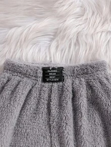 SHEIN 3 件套女婴秋冬套装：翻领工装夹克、纯色背心和长裤，适合户外日常穿着 女婴冬季套装