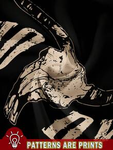 Attitoon 3 pièces Set: Bottes occidentales vintage, Motif occidental des années 90, Motif tête de taureau occidental, Impression de lettre occidentale vintage. T-shirt court et moulant à col rond, manches courtes, style minimaliste pour festival de musique d'été