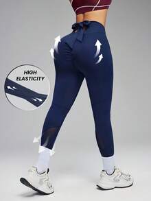 Innovista Quần legging thể thao mềm mại như bơ, cạp cao, cổ chữ V, nâng mông, thích hợp mặc hàng ngày, tập yoga, HIIT, từ văn phòng đến phòng tập, co giãn cao, quần áo thể thao mùa thu, thoải mái khi vận động, có lưới thoáng khí, thiết kế khoét lỗ, chống lộ nội y, tôn dáng, thích hợp cho cardio, tập thể dục ngoài trời, chống tia UV, chống mồ hôi, tốt cho sức khỏe, TT mùa thu, phong cách ballet mùa thu, thời trang nữ tiện dụng, thanh lịch, trang phục thể thao mùa thu đông, thiết kế sọc. - Màu xanh lam - Xem 3