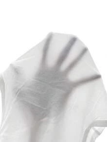 SHEIN EZwear Casual Minimalist Cherry Pattern Round Neck Fitted Women Tank Top, Cotton Blend, Suitable For Summer - White - View 5