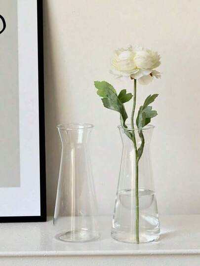 1/5/8/ Moderne Minimalist Plastic Flower Vase, Thick Transparent Bloemen Container, No Power Or Battery Needed, Home Pot, Ideal Tabletop, Wedding, Dining Table, ation view 7