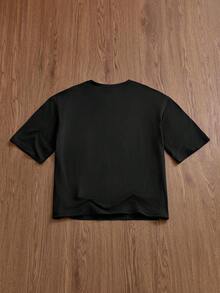 Manfinity VCAY Halloween T-Shirt 2-Pack Men's Loose Crew Neck Short Sleeve Knitted T-Shirt - Multicolor - View 4