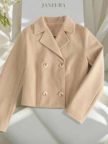 Franclia جاكيت قصيرة نسائية كاجوال من نسيج السمكة الحديثة