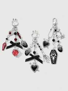 ROMWE Goth Keyrings & Keychains - Multicolor - View 1