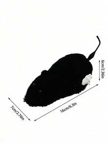 Zazumi 猫玩具发条老鼠造型玩具老鼠猫玩具上链赛车老鼠小猫毛绒玩具宠物猫户外小猫玩耍