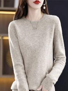 EMERY ROSE 女士休閒圓領毛衣