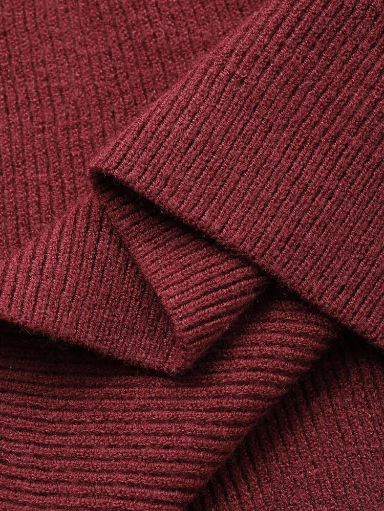 Tween Girls Contrast Color Long Sleeve Sweater Fall,Winter