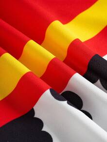 SHEIN | PAW Patrol 男童休闲可爱卡通狗印花长袖拉链连帽宽松外套，适合春秋季 - 紅色 - 查看 5