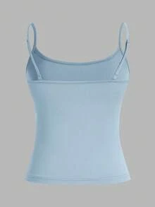 SHEIN EZwear 3pcs/Set Women's Sexy Cropped Camisole Tops, Suitable For Summer - Multicolor - View 5