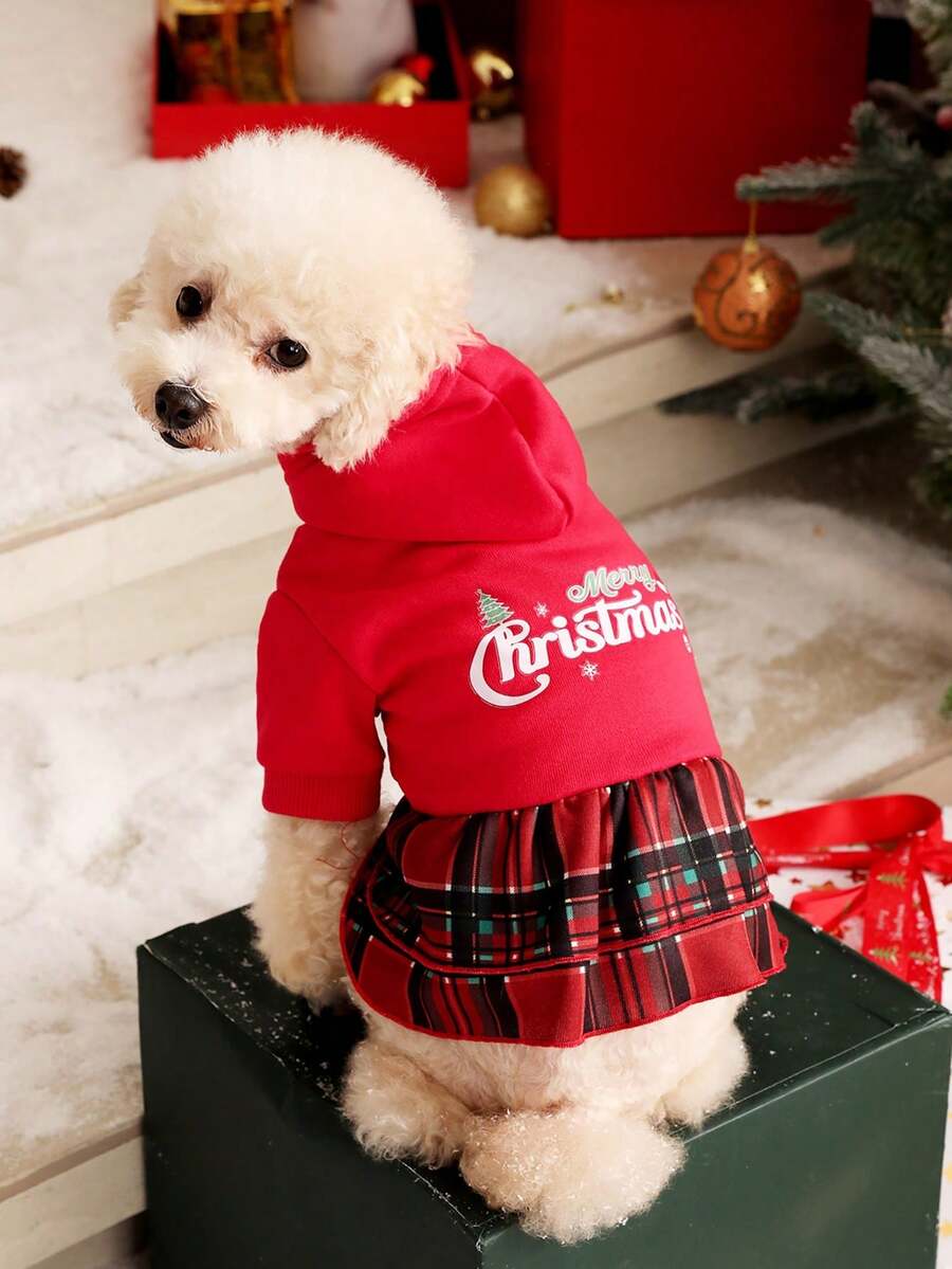 PETSIN 1pc Christmas Pet Dress