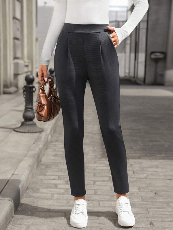 EMERY ROSE بنطلون نسائي كاجوال مطاطي مناسب للجميع مع جيوب