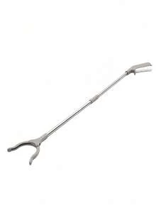 Portable Stainless Steel Litter Pickup Tongs, Extend Reach Trash Claw For Home, Sanitary Forceps Litter Picker Tool, No Bending Over
