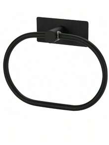 Selbstklebender Handtuchhalter, Badezimmer Handtuchring Halter, Geschirrtuchhalter ohne Bohren, Edelstahl Hänger, Taschentuchhalter, Handtuchständer, WC Zubehör Organizer Aufbewahrung