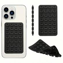 1pc 28-Piece Silicone Suction Cup Phone Holder - For Selfies And Videos, Strong Grip, Compatible With IPhone And Android - Sticky Silicone Holder, Suitable For Makeup Use, Ideal Video Recording And Photography Tool - Multicolor - View 7