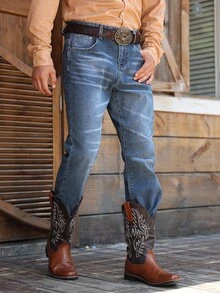 Manfinity Nomadique 男士商务休闲通勤牛仔裤