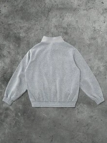 Prep Chaqueta de patchwork con diseño americano de calle para hombre, otoño - Gris Claro - Ver 2