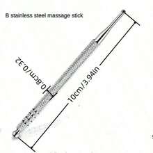 1 件青铜穴位按摩棒，不锈钢穴位按摩笔，适用于全身、眼周、面部经络、足底 - 彩色 - 查看 5