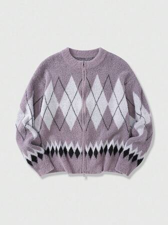 Street Life كارديجان قطني كاجوال للرجال، خريف/شتاء