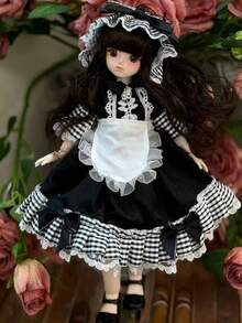 POKOJA LAND 1 Bộ quần áo búp bê SD BJD 30CM chủ đề Tiên rừng trang phục thanh lịch kèm phụ kiện hoa cho bé gái Bộ sưu tập búp bê công chúa Quà tặng trang trí tiệc Trang trí nhà cửa - Nhiều màu - Xem 8