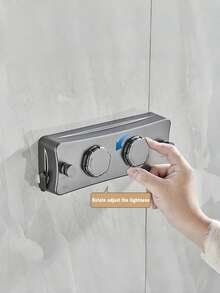 Rozwijana niewidoczna wewnętrzna/balkonowa stalowa linka do suszenia ubrań, łazienkowa rozwijana linka do suszenia ubrań, wiosenna, minimalistyczna, letnia