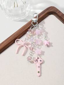 ROMWE Kawaii Keyrings & Keychains - Pink - View 11