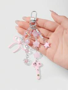 ROMWE Kawaii Keyrings & Keychains - Pink - View 10