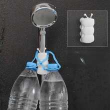 1pc Silicone Shower Bracket Shower Head Holder, Shower Head Suction Cup Holder Silicone Relocatable Wall Shower Head Holder Without Drilling Adhesive Mount Bracket For Kid Adult - Multicolor - View 6