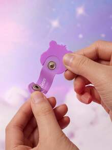 SHEIN X Care Bears Cartoon Data Cable Storage, Travel Earphone Charging Cable Organizer, Home Multi-Functional Cute Winding Cable Organizer