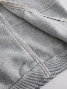 SHEIN 2pcs/Set Young Girls Elegant Slim Fit Jacket And High Waist Wide Leg Pants Set, Spring/Autumn Fall Winter