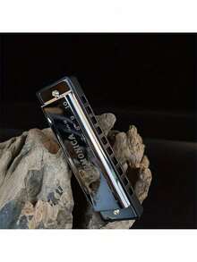 1pc Metal Diatonic 10-Hole Professional Blues Harmonica, Suitable For Beginners Mini Instruments, Guitar Pick, Round Harmonica, Harmonica, Instrument, Clarinet, Harmonica, Instrument, Clarinet, Music Instrument, Triangle Instrument, Professional Guitar, Harmonica, Music, Instrument, Metal Harmonica, Acoustic Guitar,Ggongi,Music,Harmonica,Harmonica,Music,Instrument - Multicolor - View 6